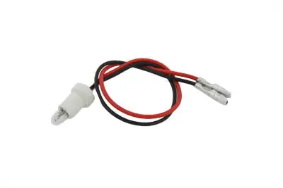Indicator Lamp Socket For Speedometer And Tachometer White - V-Twin Mfg. 1