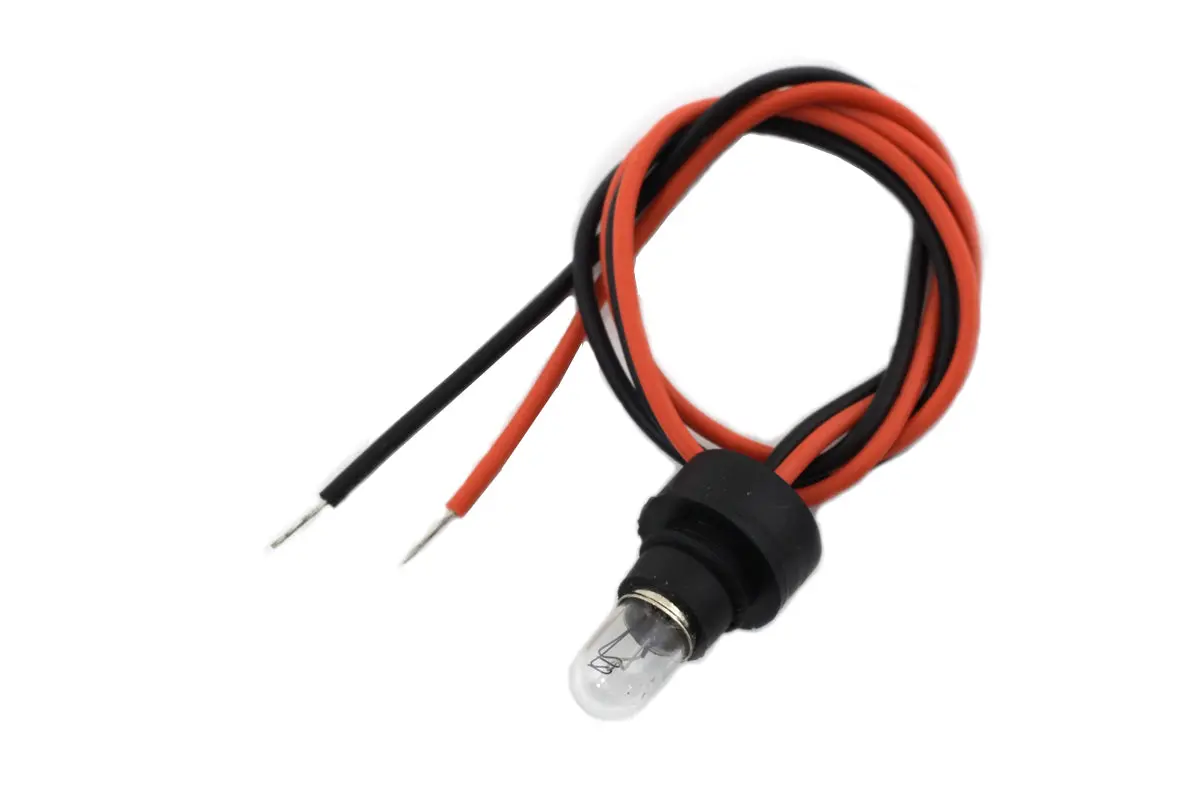 Indicator Lamp Socket For Speedometer And Tachometer Black - V-Twin Mfg. 1