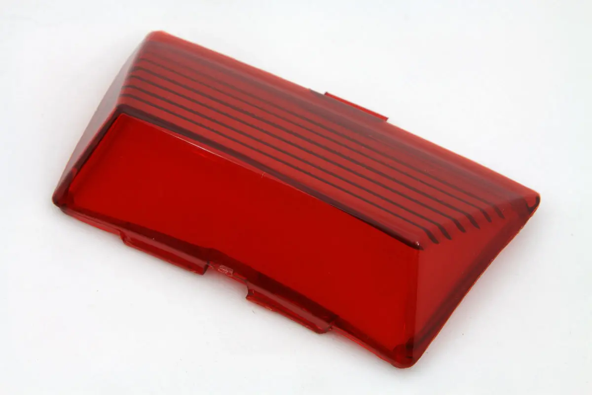 Red Front Or Rear Fender Tip Lens - V-Twin Mfg. 1