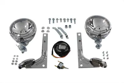 Clear Pursuit Spotlamp Kit - V-Twin Mfg. 1