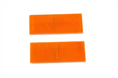 Rear Reflector Set Amber - V-Twin Mfg. 1