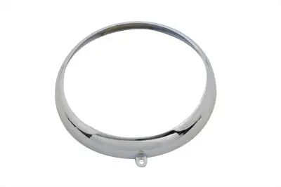 7 Inch Outer Headlamp Rim Chrome - V-Twin Mfg. 1