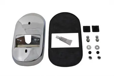 Tail Lamp Adapter Chrome - V-Twin Mfg. 1