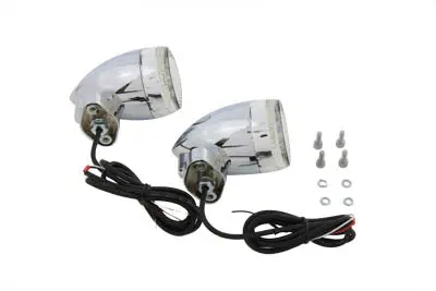 Bullet Turn Signal Set With Fl Mount - V-Twin Mfg. 1