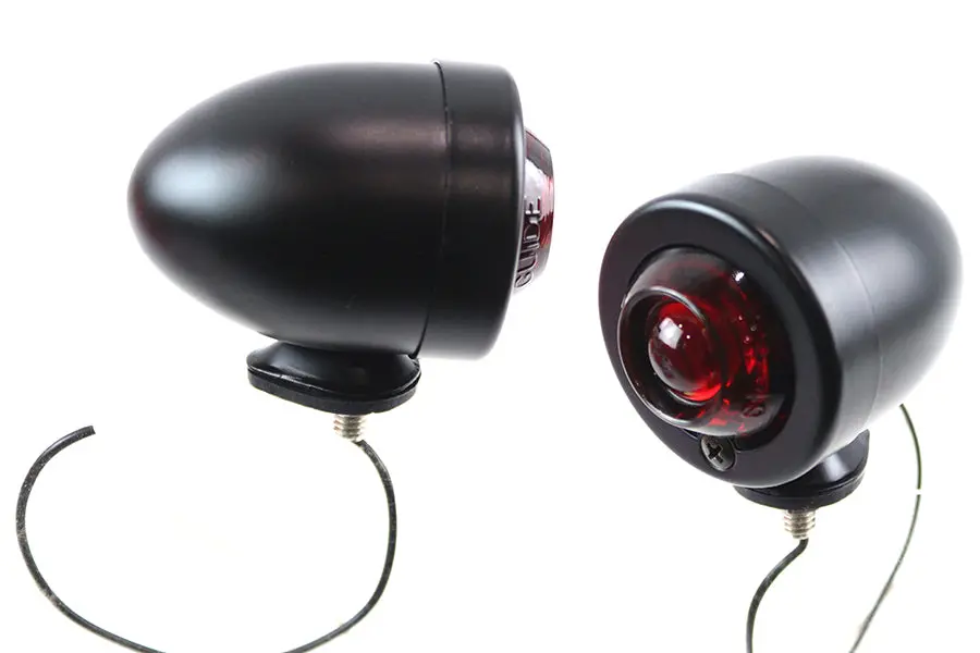 Bullet Lamp Set Black - V-Twin Mfg. 1