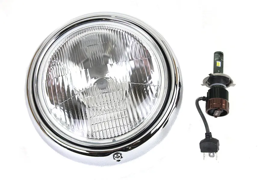 7 Inch Led/H-4 Headlamp Unit - V-Twin Mfg. 1