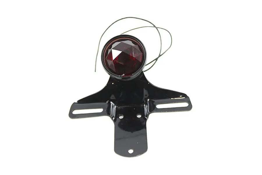 Replica Tail Lamp With Faceted Red Lens - V-Twin Mfg. 1