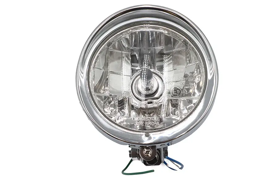 5-3/4 Inch Headlamp Assembly Teardrop Style - V-Twin Mfg. 1