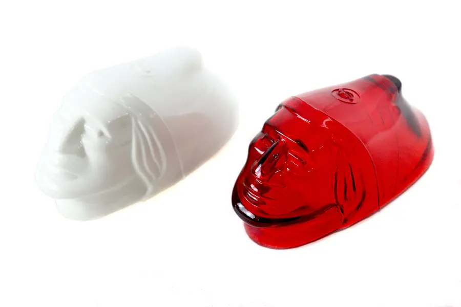 Indian Face Front Fender Lens Set - V-Twin Mfg. 1