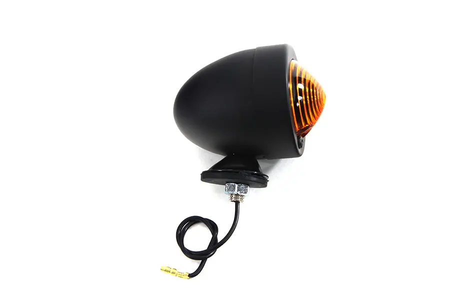 Black Bullet Marker Lamp One Wire Type - V-Twin Mfg. 1