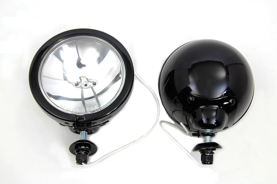 Black Spotlamp Assembly - V-Twin Mfg. 1