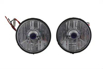 4-1/2 Inch Spotlamp Tri-Bar Halogen Bulb - V-Twin Mfg. 1