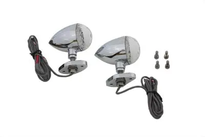 Led Bullet Turn Signal Set With Bracket Mount - V-Twin Mfg. 1