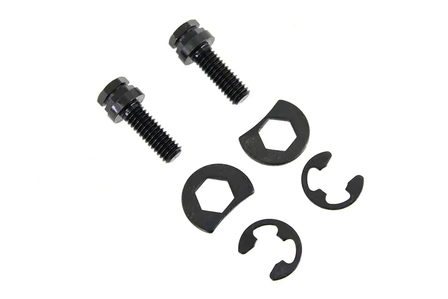 Exhaust Pipe Locking Bolt Mounting Kit Black Oxide Plated - V-Twin Mfg. 1