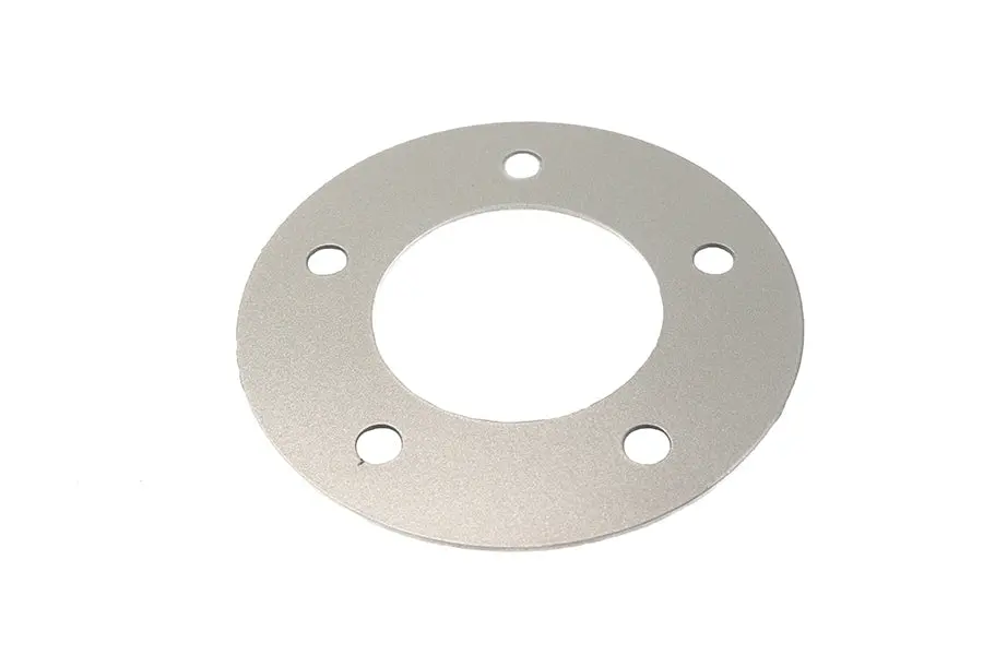 Front Wheel Hub Plate Silver - V-Twin Mfg. 1