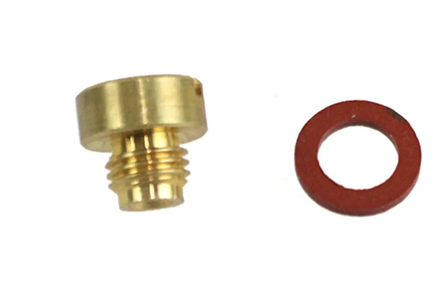 Linkert Carburetor Bowl Drain Plug And Gasket Kit - V-Twin Mfg. 1