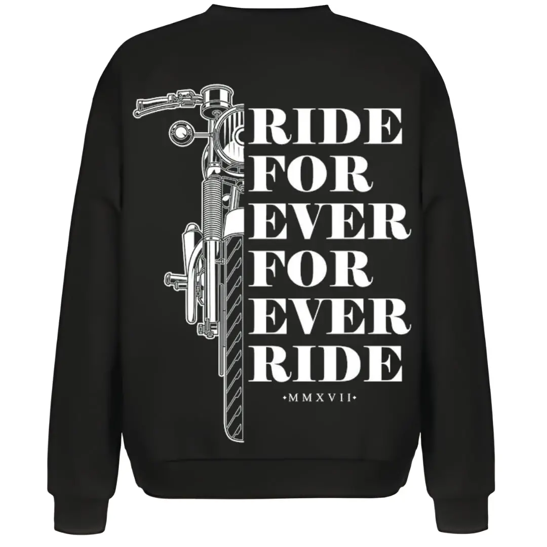 Inspirational Quotes Biker-Style Sweater