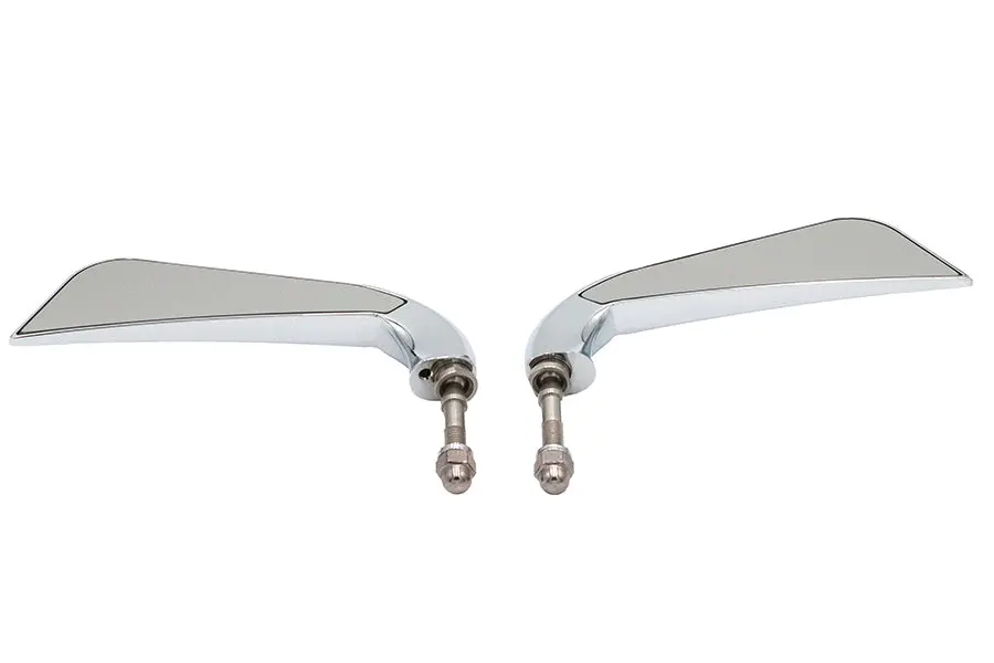 Evil Eye Mirror Set With Billet Stems - V-Twin Mfg. 1