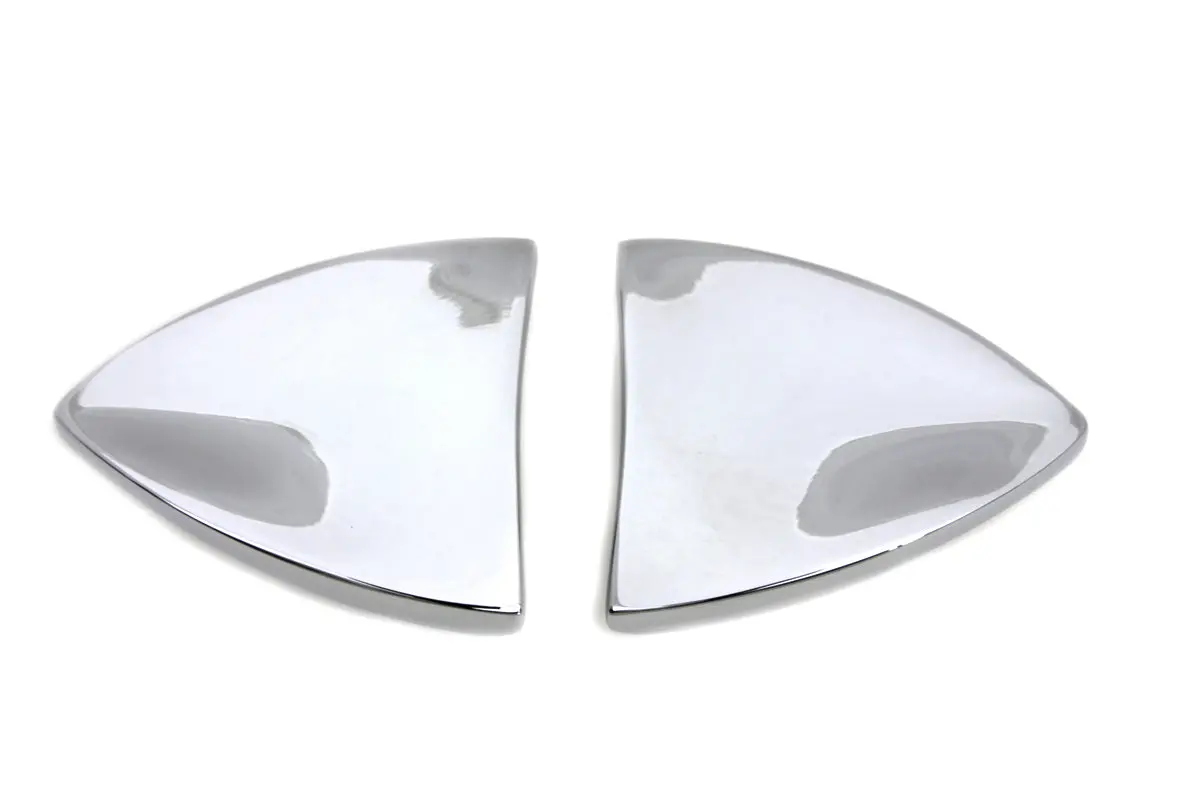Chrome Mirror Block Off Plate Set - V-Twin Mfg. 1
