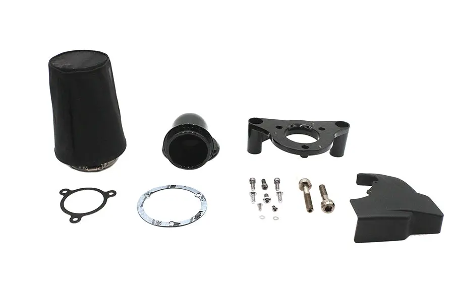 Heavy Breather Air Cleaner Kit Black - V-Twin Mfg. 1