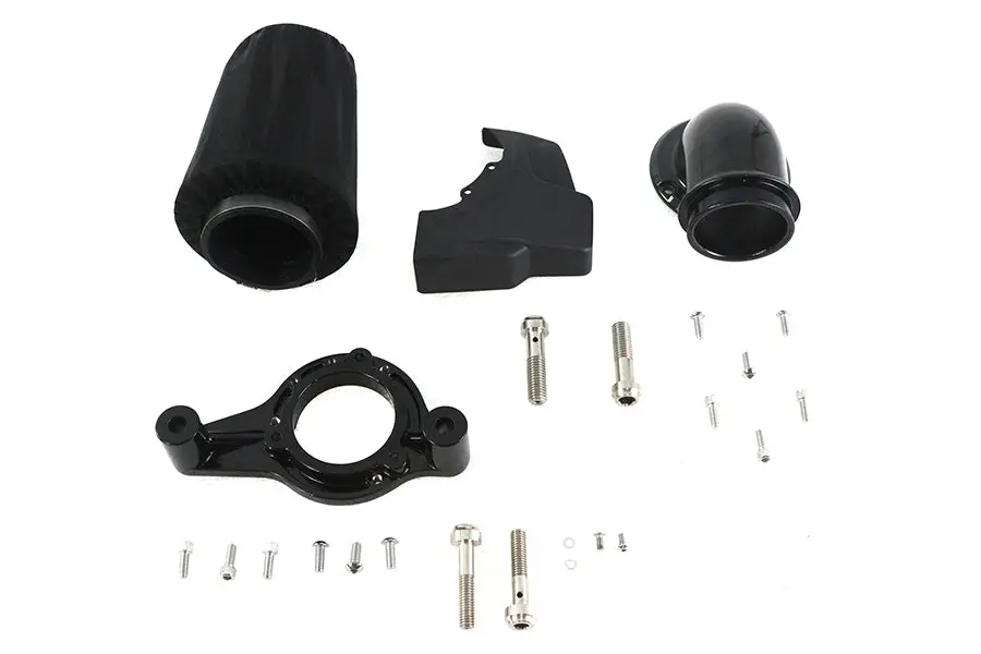 M8 Heavy Breather Air Cleaner Kit Black - V-Twin Mfg. 1