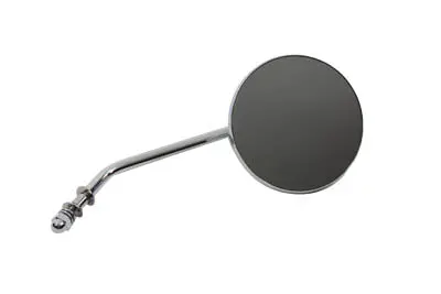Chrome 4 Inch Round Mirror With Stud Stems - V-Twin Mfg. 1