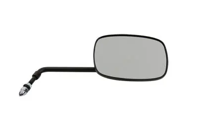 Black Replica Swivel Mirror With Long Stem - V-Twin Mfg. 1
