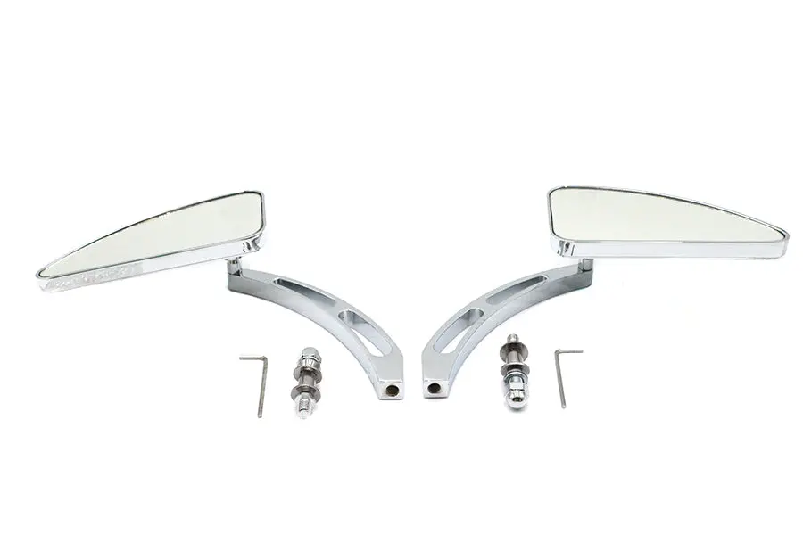 Profile Mirror Set With 2 Slot Stems - V-Twin Mfg. 1