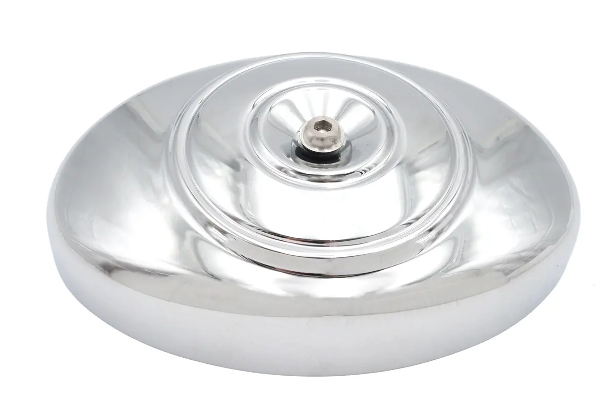 Air Cleaner Cover Oval Chrome - V-Twin Mfg. 1