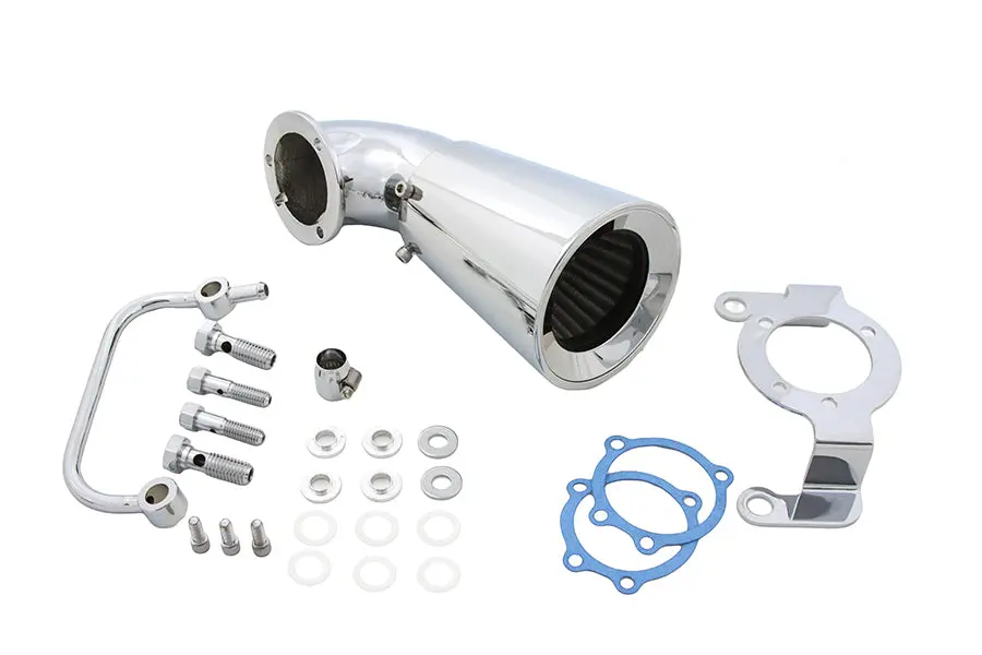 Air Cleaner Breather Chrome Billet - V-Twin Mfg. 1