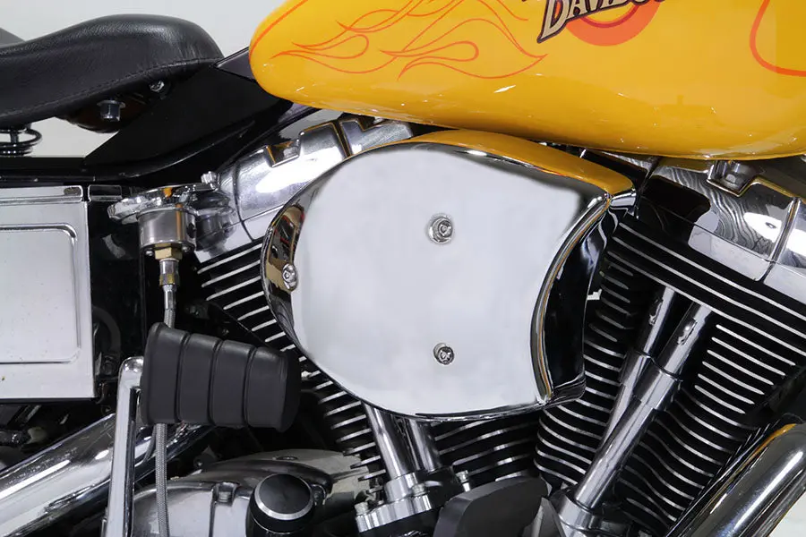 Chrome Wyatt Gatling Air Cleaner Assembly - V-Twin Mfg. 1