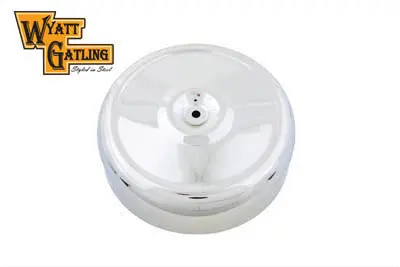 Wyatt Gatling Air Cleaner Cover Round 8 Inch - V-Twin Mfg. 1