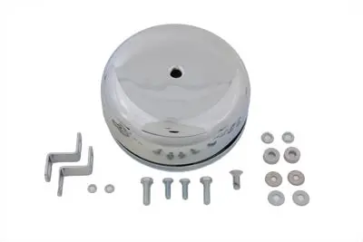 Round Air Cleaner Chrome - V-Twin Mfg. 1