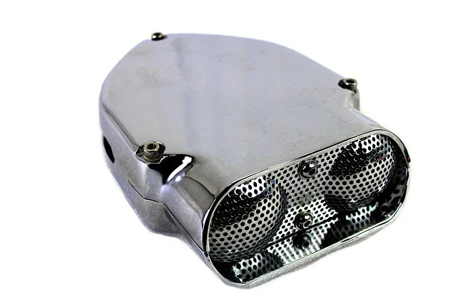 Chrome V-Charger Air Cleaner - V-Twin Mfg. 1