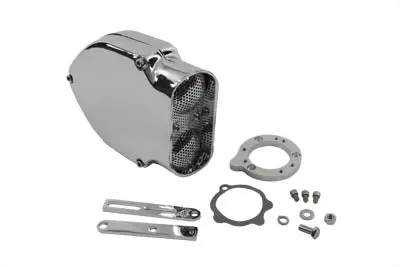 V-Charger Air Cleaner Kit Chrome - V-Twin Mfg. 1