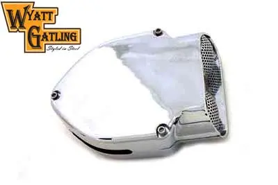 Wyatt Gatling Chrome V-Charger Air Cleaner - V-Twin Mfg. 1