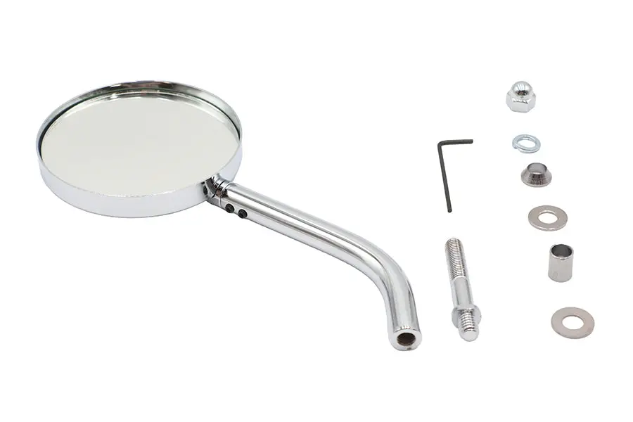 Babyface Round Mirror Billet - V-Twin Mfg. 1