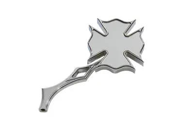 Chrome Firefighter Mirror With Billet Stem - V-Twin Mfg. 1