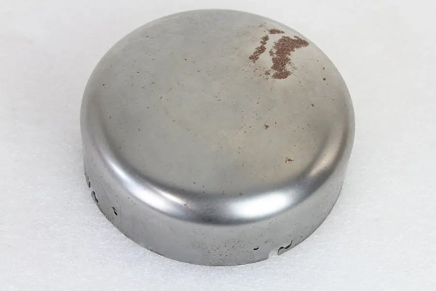 Raw 6 Inch Air Cleaner Cover - V-Twin Mfg. 1