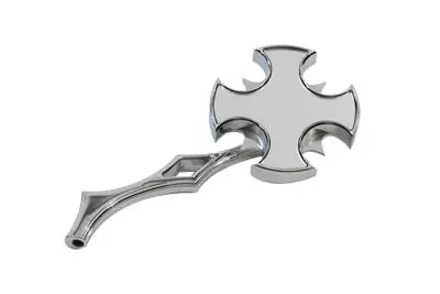 Rotar Mirror Chrome With Billet Diamond Stem - V-Twin Mfg. 1