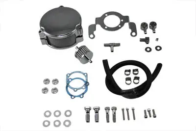 New Era Air Cleaner Kit Chrome - V-Twin Mfg. 1
