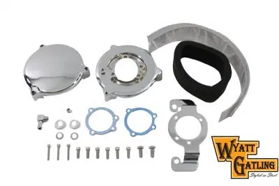 Wyatt Gatling New Era Air Cleaner Kit Chrome - V-Twin Mfg. 1
