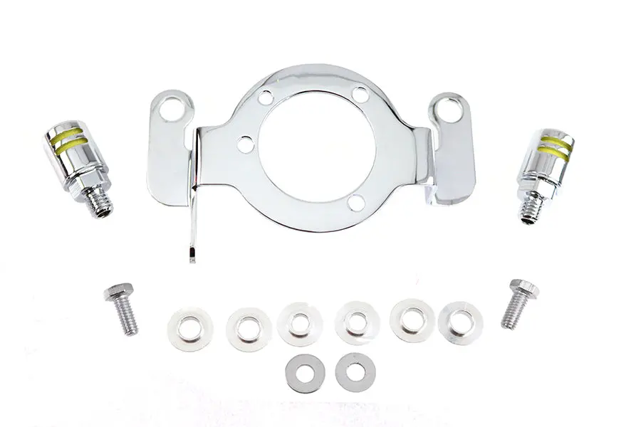 Carburetor Support Bracket Chrome - V-Twin Mfg. 1