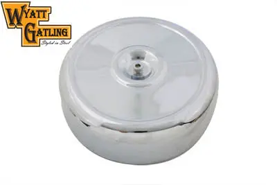 Wyatt Gatling Air Cleaner Assembly Chrome 8 Inch - V-Twin Mfg. 1