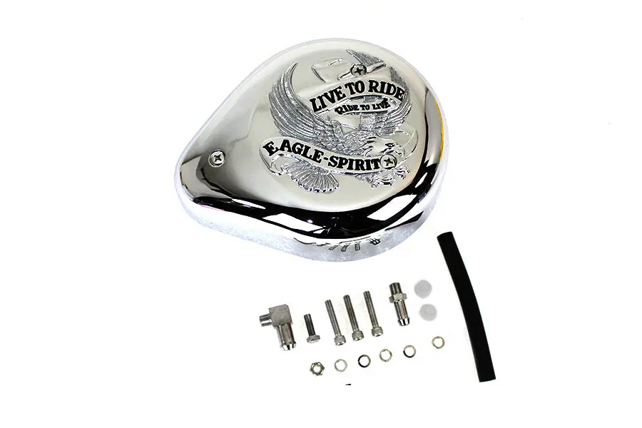 Live To Ride Teardrop Air Cleaner - V-Twin Mfg. 1