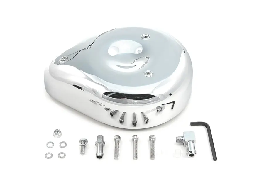 Teardrop Air Cleaner Smooth - V-Twin Mfg. 1