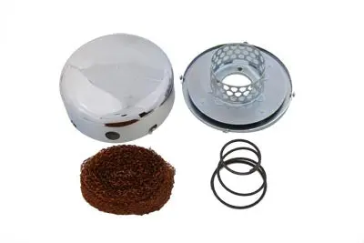 Chrome J-Slot Air Cleaner - V-Twin Mfg. 1