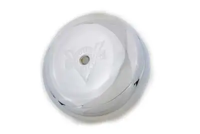 V-Logo Air Cleaner Cover Chrome - V-Twin Mfg. 1
