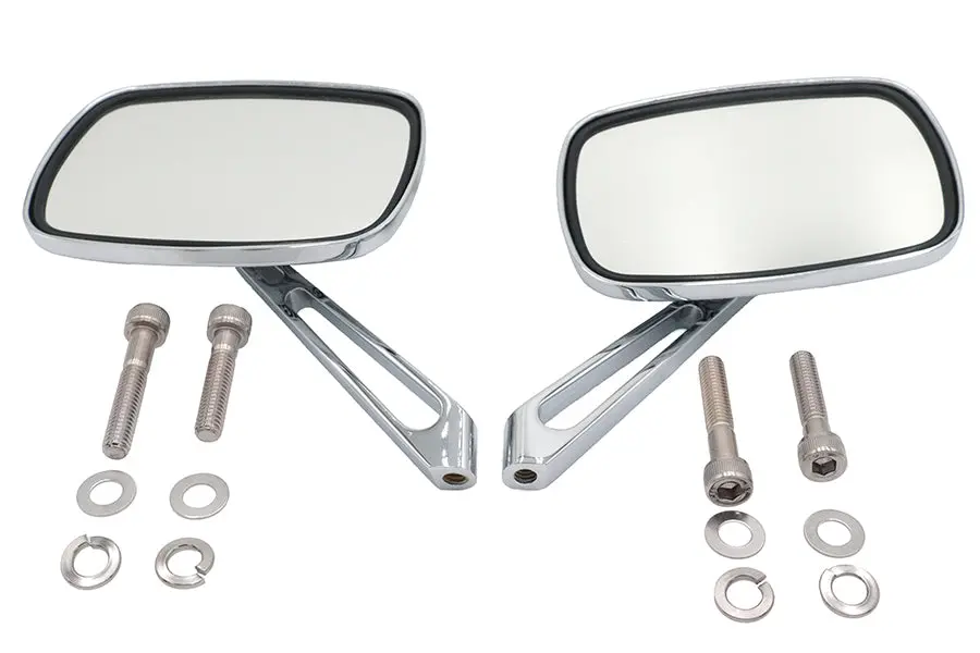 Chrome Eagle Spirit Mirror Set - V-Twin Mfg. 1