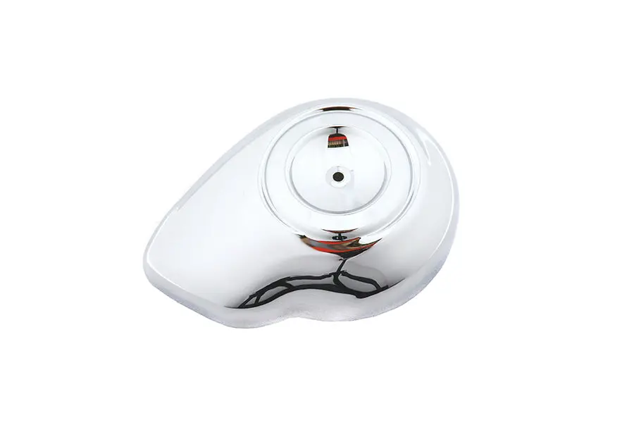 8 Inch Teardrop Air Cleaner Cover Chrome - V-Twin Mfg. 1